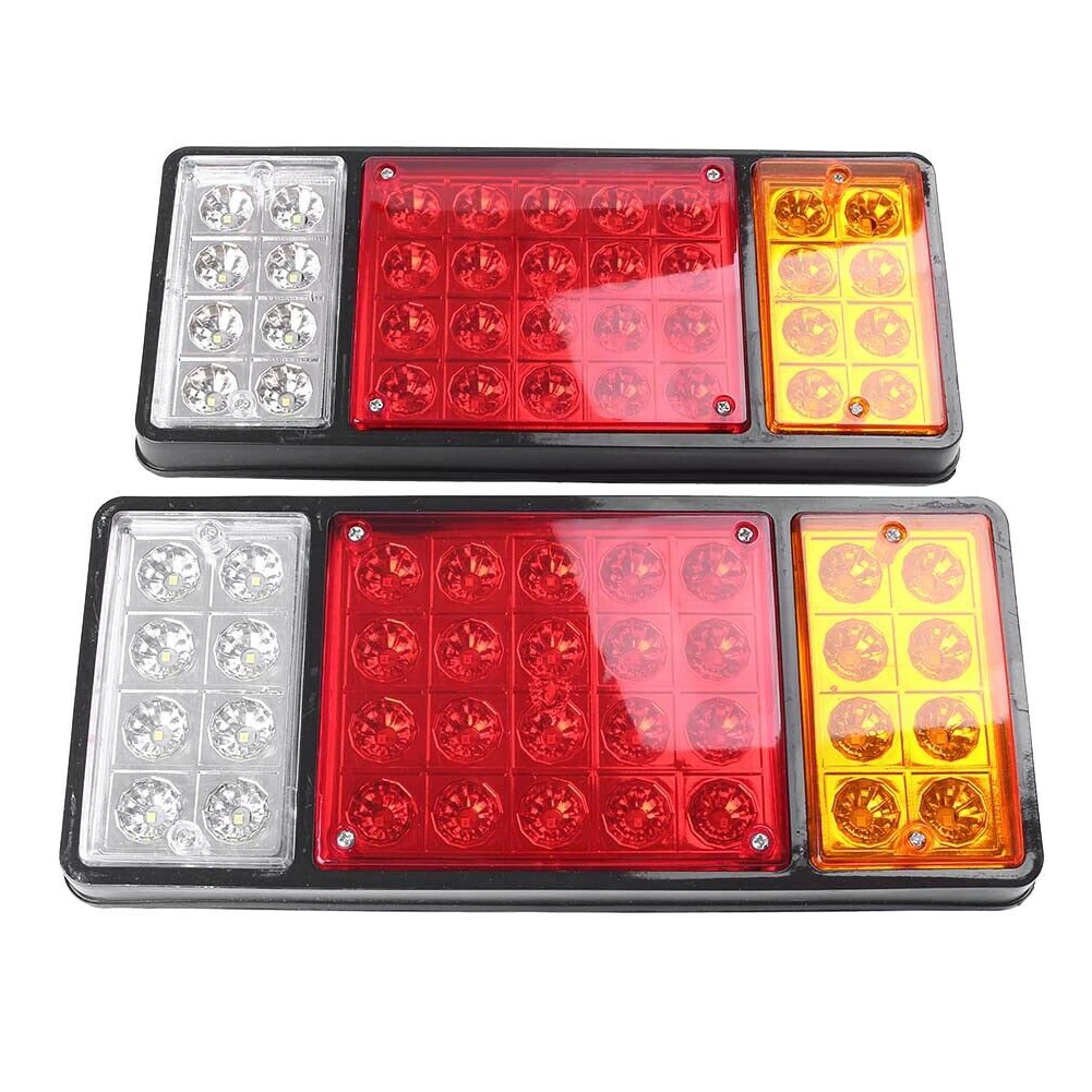 Led Tail Rear Stop lights truck trailer lorry caravan 12v 