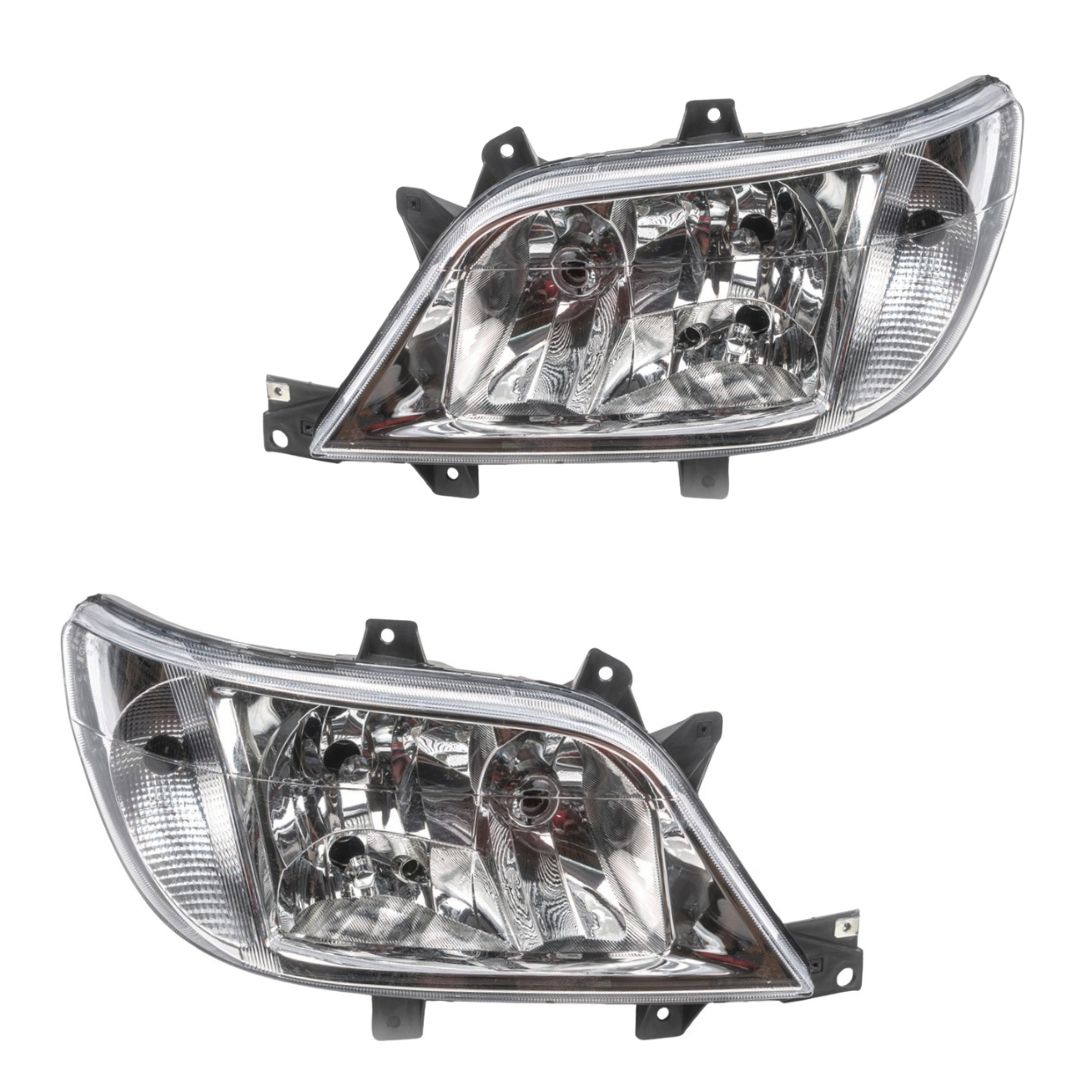 Set Mercedes Sprinter 2001-2007 901,902,903,904 Strålkastare Framljus Höger Vänster Lampa