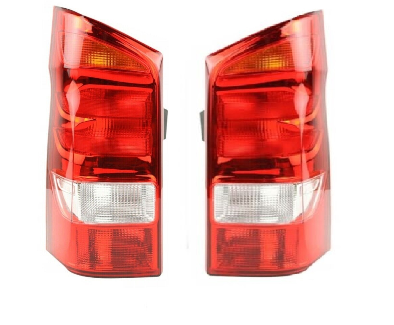 2 x Mercedes Vito W447 2015-2020 Baklys Baklykt Baklykter Lampe Venstre Høyre Sett 