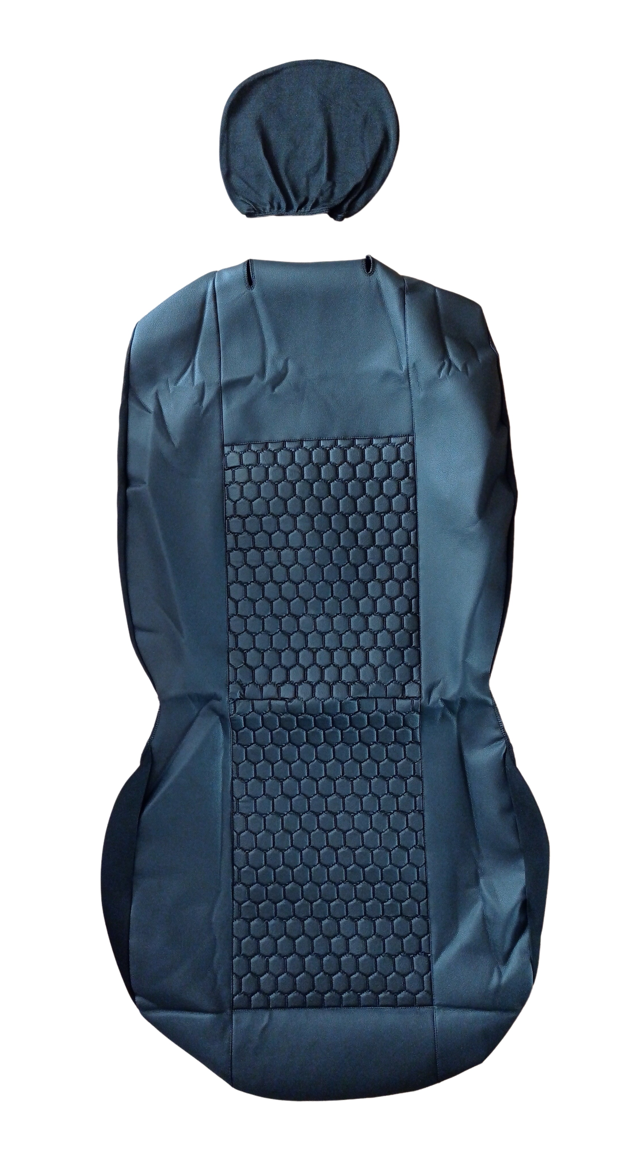 Sitzbezüge für CITROEN JUMPER MK3 2006-2019 Van Schwarz Leder