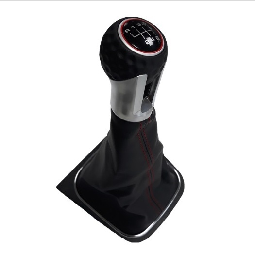 VW GOLF 5,GOLF 6 GTI 2003-2013 Pommeau de Levier 6 Vitesses Guir Manuel 
