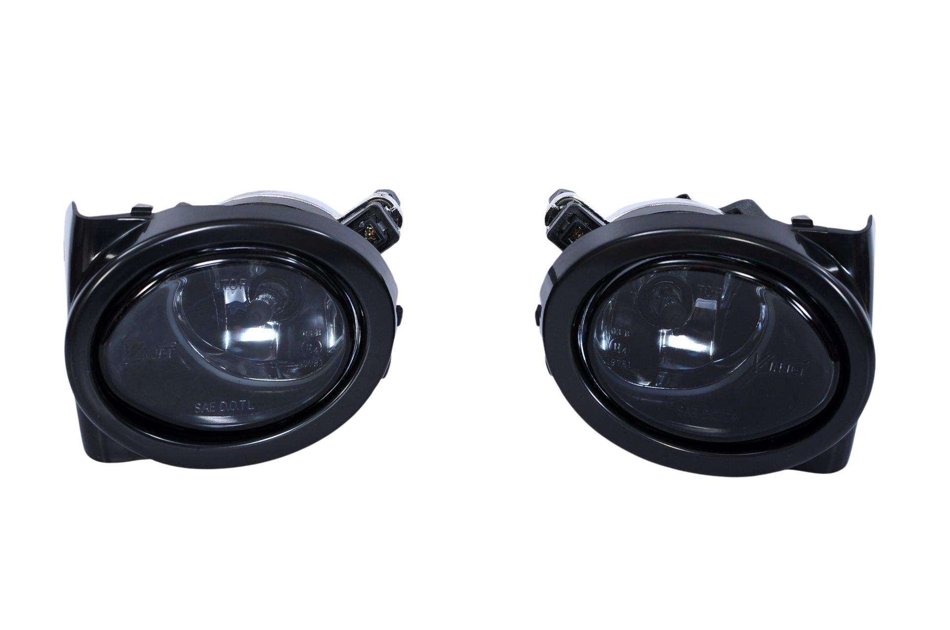 2 x Tåkelys Halogen Frontlykter Fjernlys Lampe Svart til BMW E39(2001-2004) 5er Serie E46(2001-2005) 3er Serie E4
