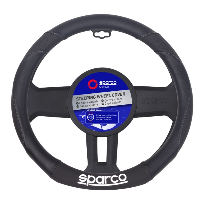 Rattlock Sparco Universell Sudd Eko-Läder Svart 36mm
