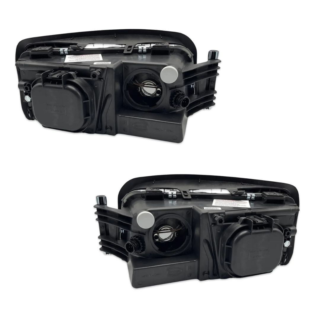 Set Hoyre Venstre MAN TGL TGM TGA TGS LE2000 Lastebil Frontlykter Fjernlys Lampe med Håndbok regulering Gummiramme