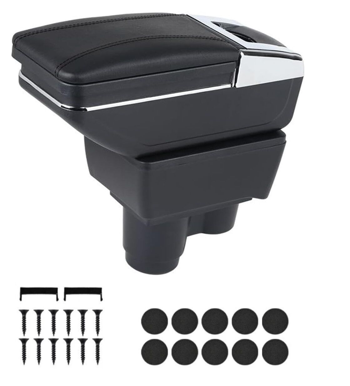 DACIA DUSTER 2 2017-2024 Armlehne Mittelarmlehne Mittelkonsole PKW Auto Schwarz Leder