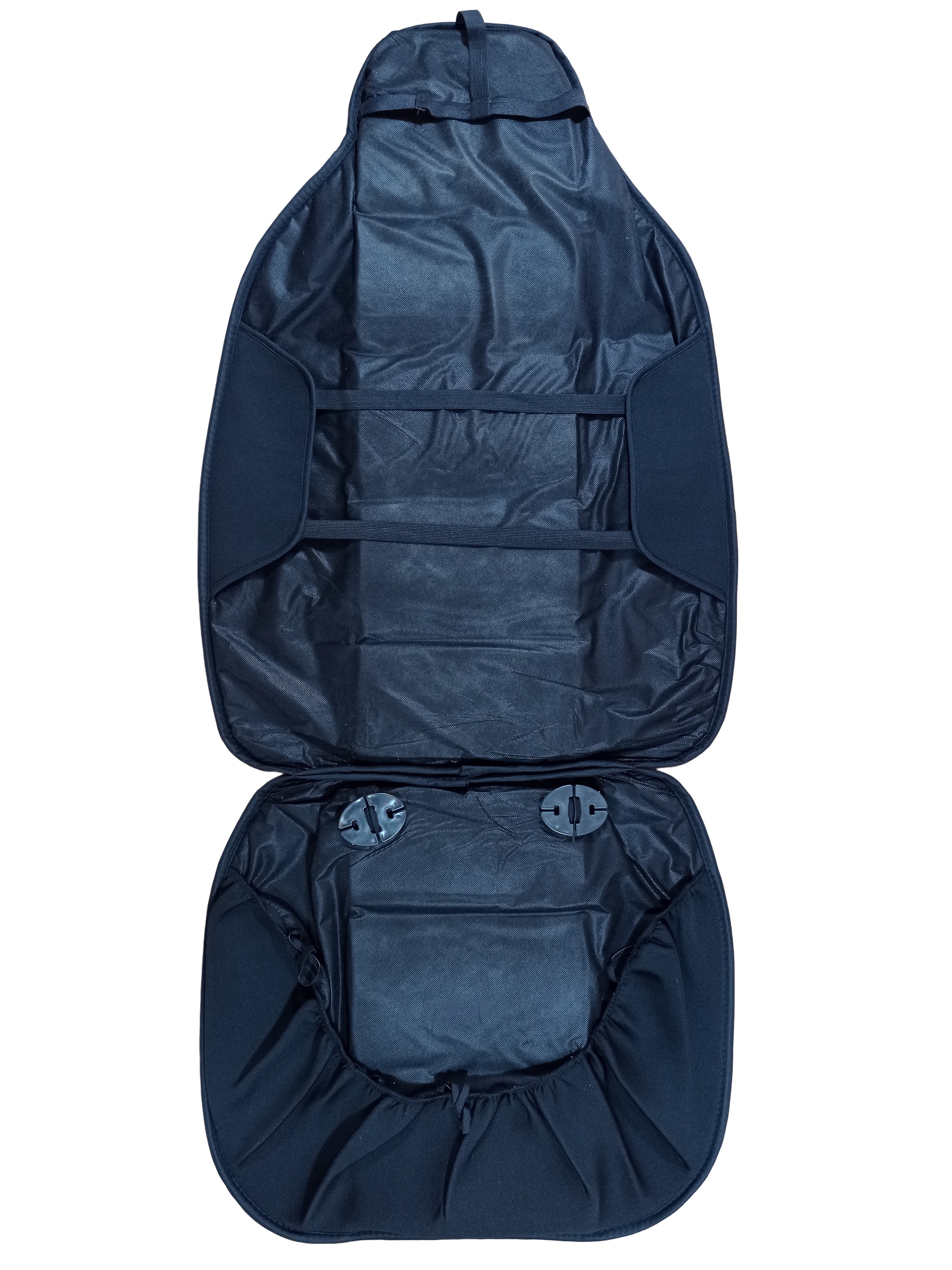 Couvre Siege Protecteur pour voitures Universel Noir Bleu Eco Cuir 