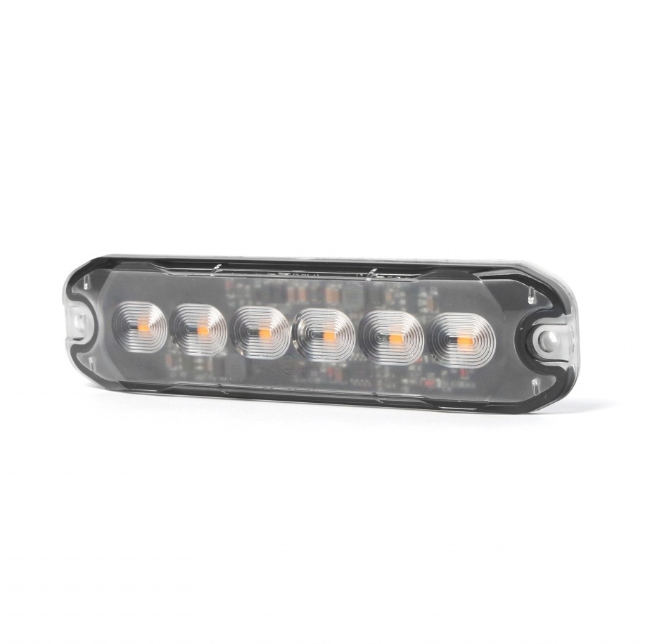 6 LED Warnleuchten Notfall Frontblitzer Blitzlicht Schlank Licht 10W12v 24v