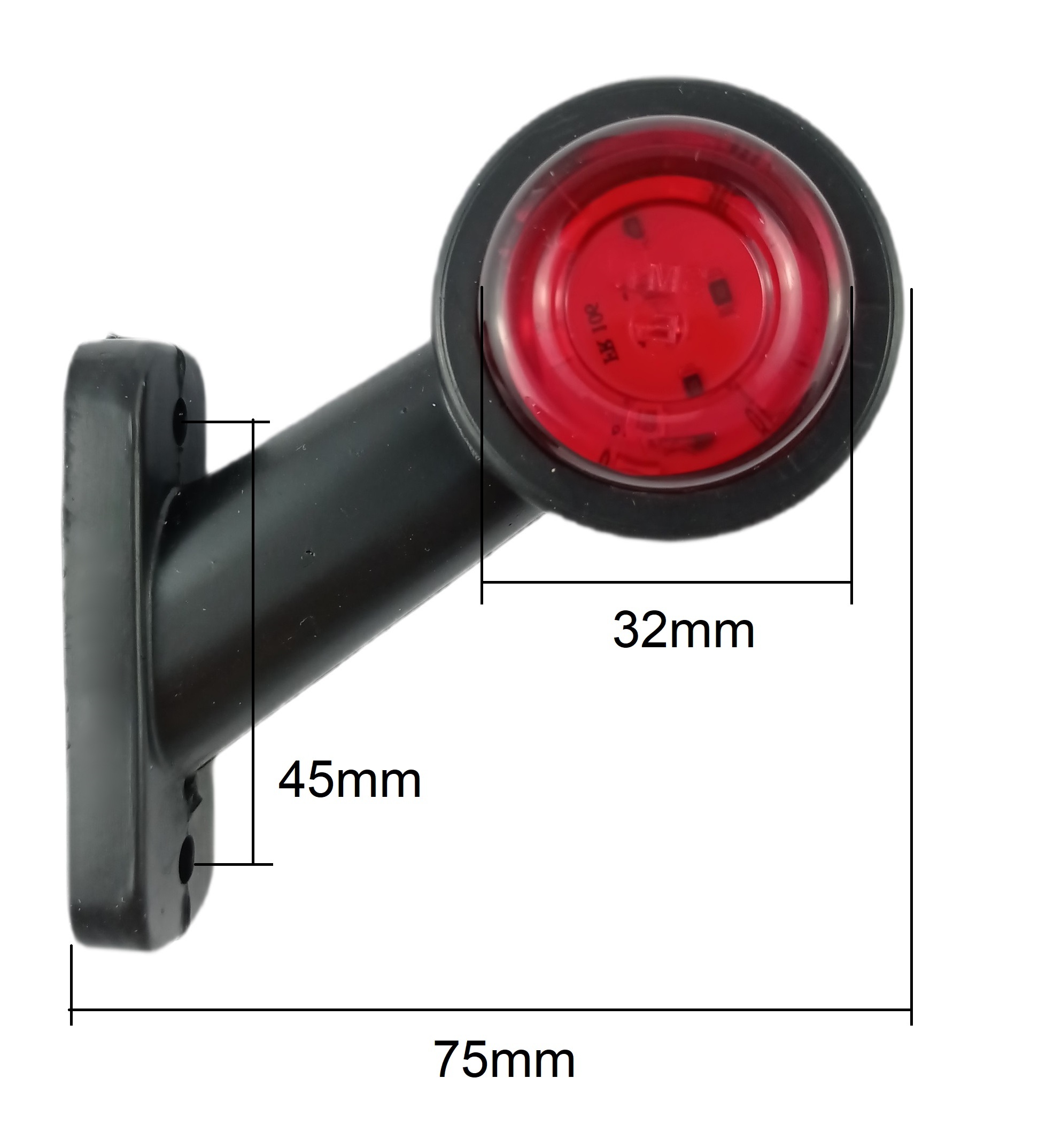 2 x 12V 24V Luz Lateral Posicion para Remolque LED E9 