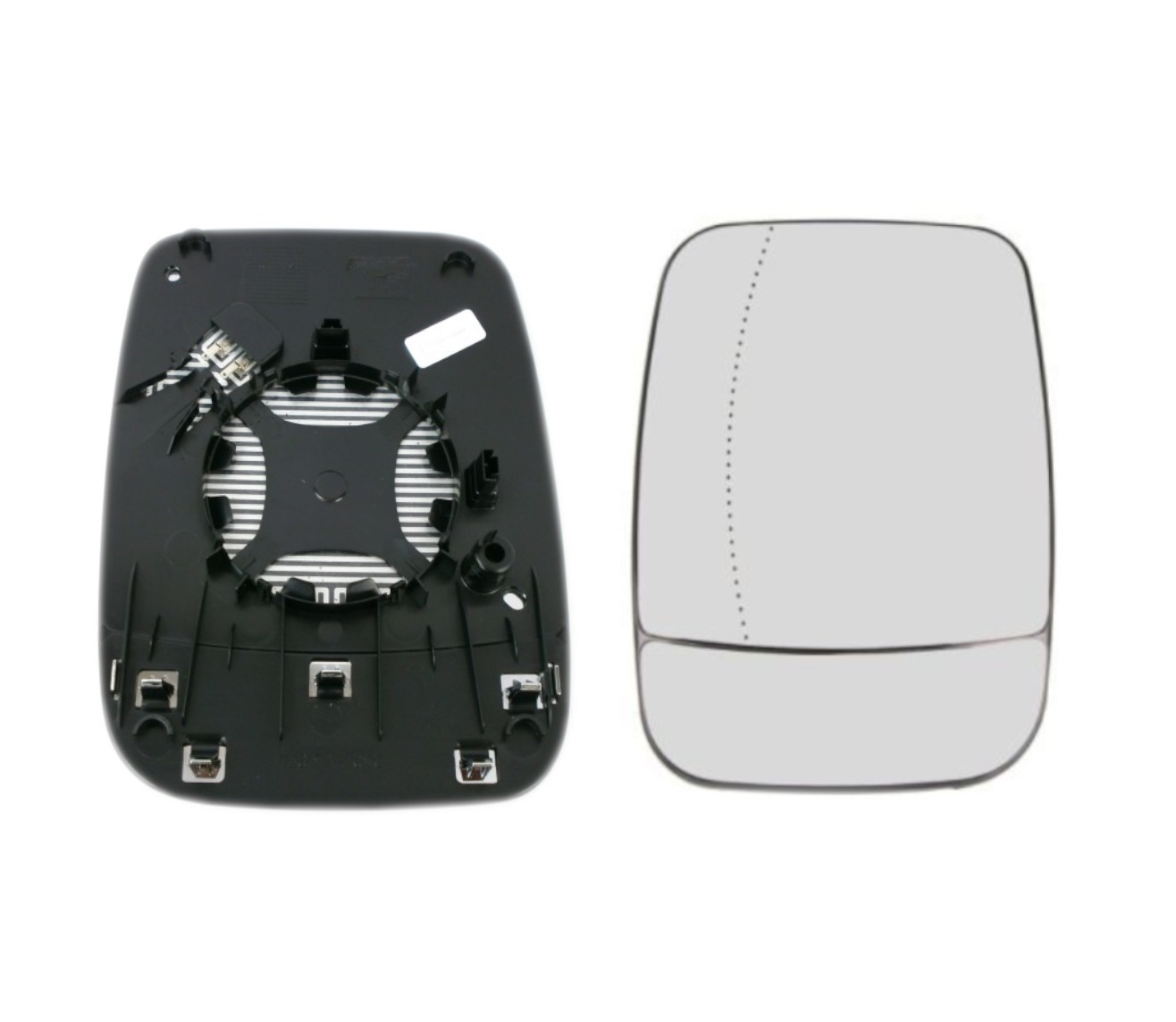 2 x Renault Traffic 2014+ Side Mirror Glass Bus Van Set Right Left With Heating