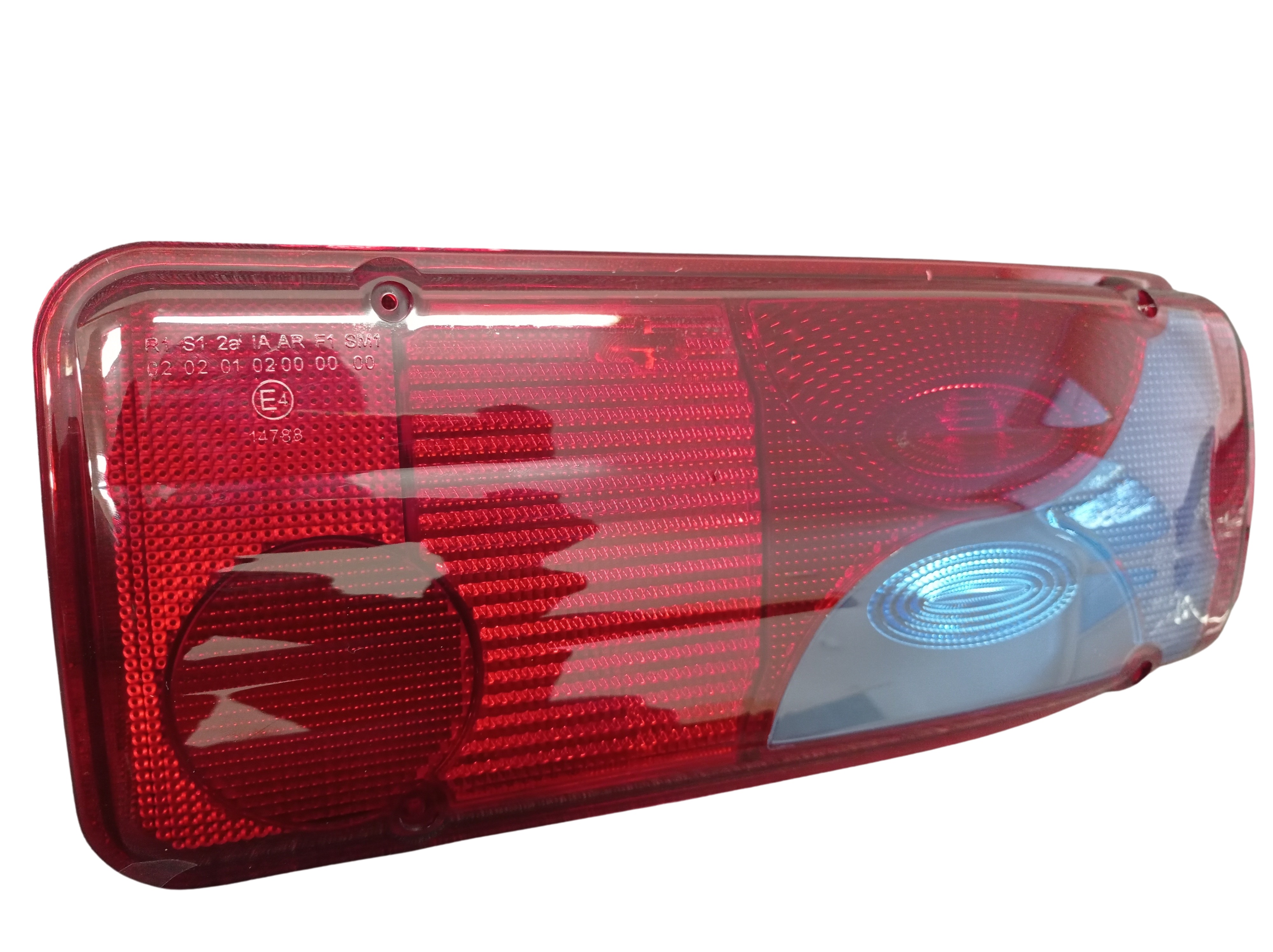 2 x Lentes Cristal Luces Traseras para MAN TGA TGL TGS,VW Crafter,Mercedes Sprinter,Scania,Volvo