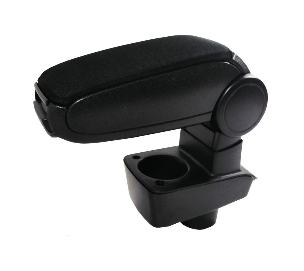 FORD FIESTA MK7 2009-2017 Reposabrazos Central Apoyabrazos para Coches Textil Negro