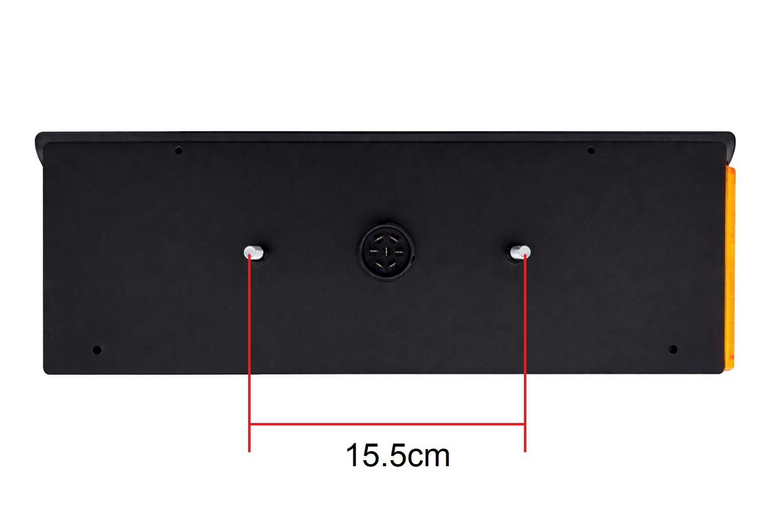 Izquerda Luz piloto Luz trasera del Remolque Schmitz Europoint 2 Cargo Aspöck E4 24v 25-6010-511,25-6011-511,098215120,127552079 con Enchufe