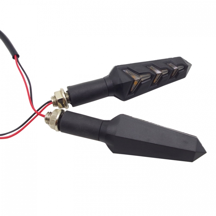 LED Motorcycle Motorbike ATV Lights Indicator 12v Amber