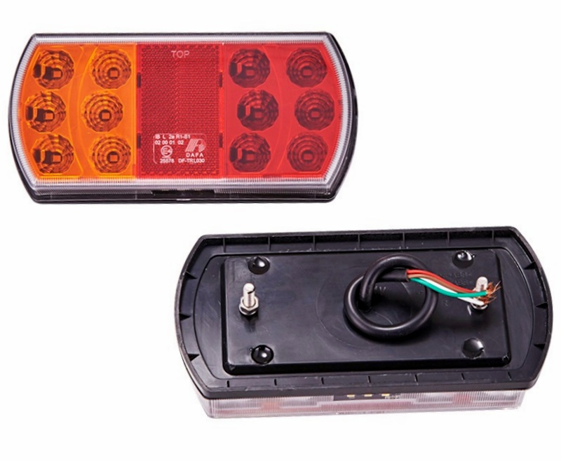 Led Rückleuchten Ruecklicht Heckleuchten Anhänger Lkw E4 12V 24V