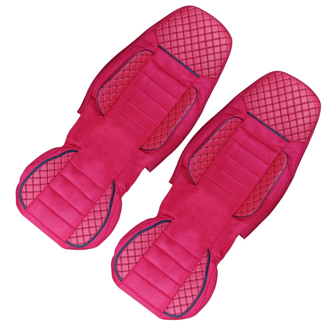 Cubre Fundas Asientos para Volvo FH 2014-2020 EURO 6 Camiones Rojo Cueros LHD RHD