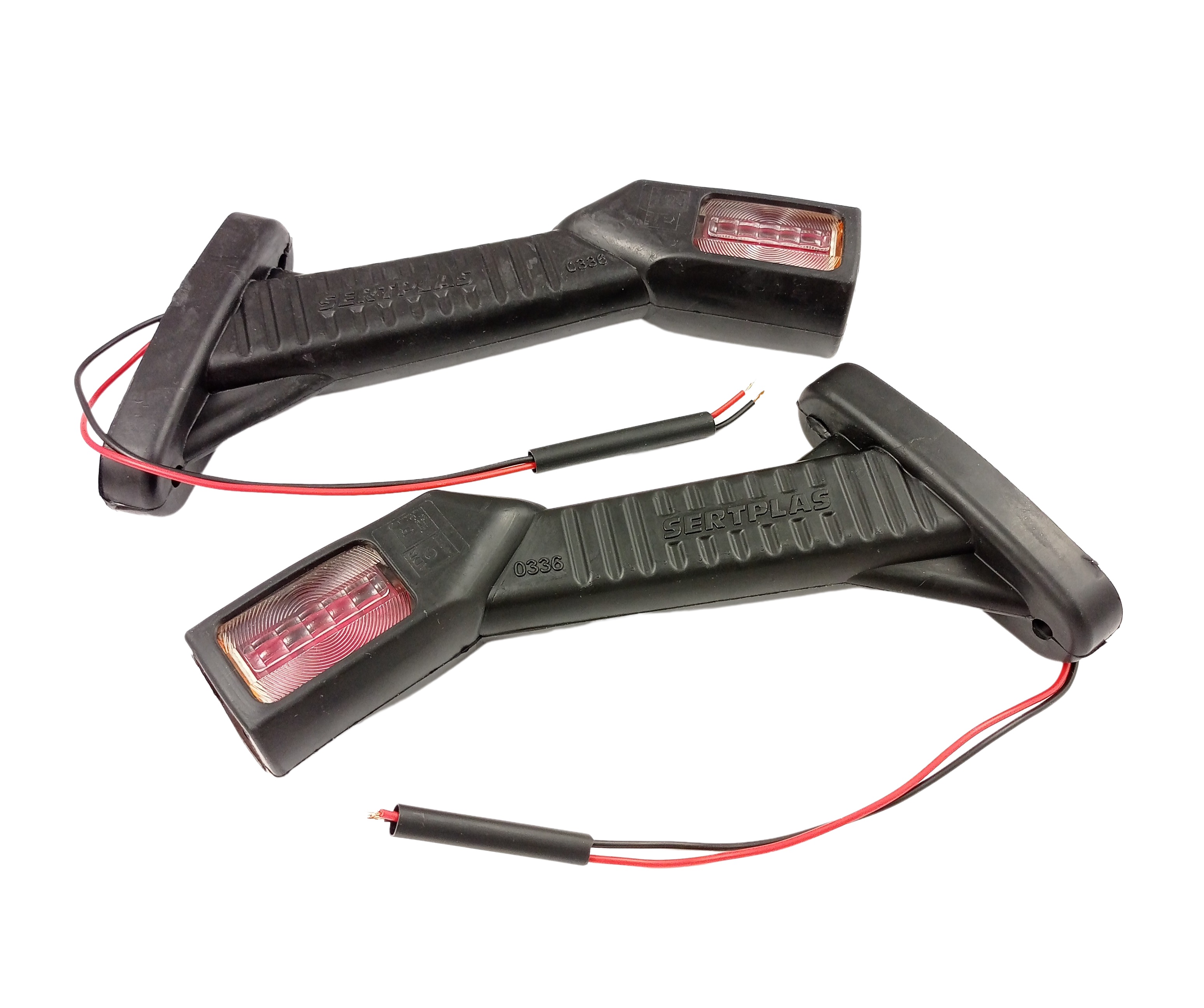 2 x Led Luces Luz Posicion laterales de remolque camiones caravane E9 12V 24V