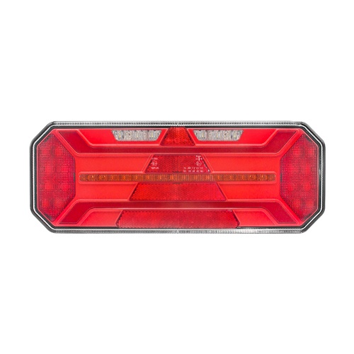 LED 350mm Dynamic Baklampa Tilhenger lastebil Husvagn 12v 24v