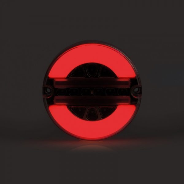 2 x Led Lumini spate runda Neon pentru camion remorcă Ø 124mm 12v 24v