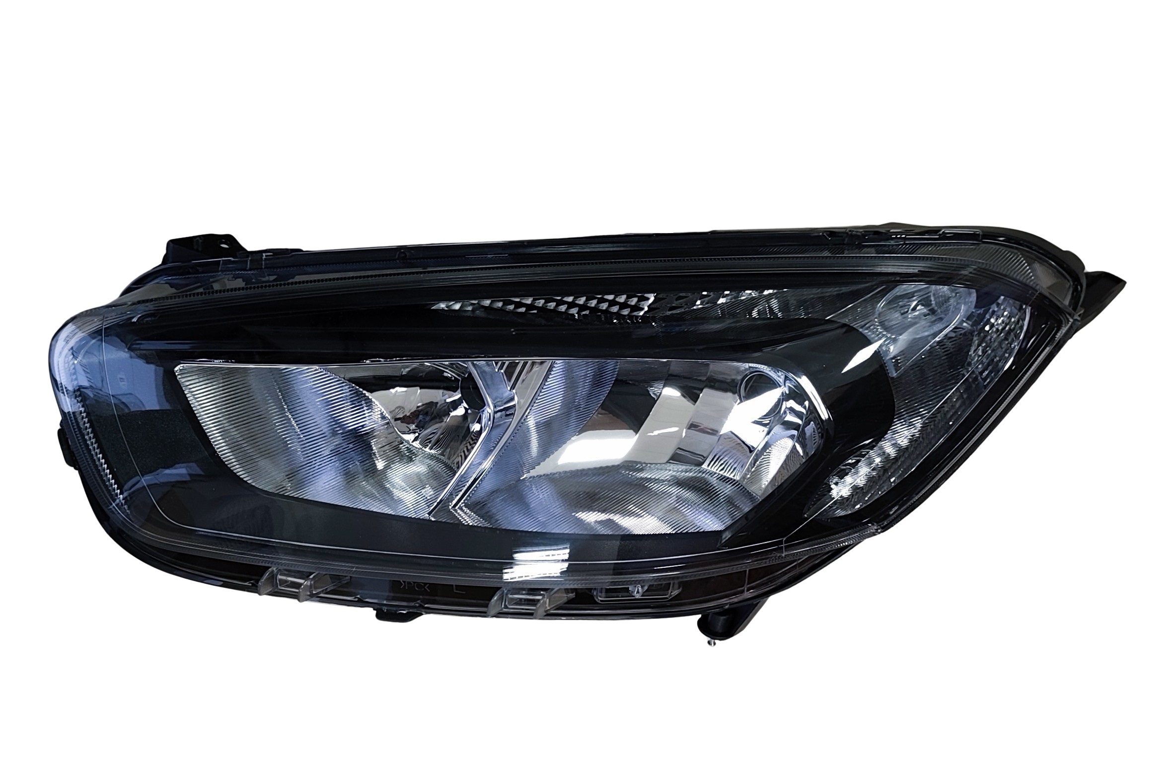 Gauche Ford Transit Courier 2018+ Noir Phares Feux Lampe Avant Electrique avec Moteur 