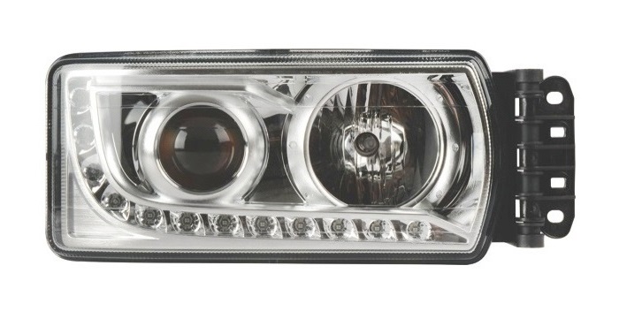 Derecho IVECO Stralis 2013+ LED DRL Camion Faro Luces Delantero Manual regulación 