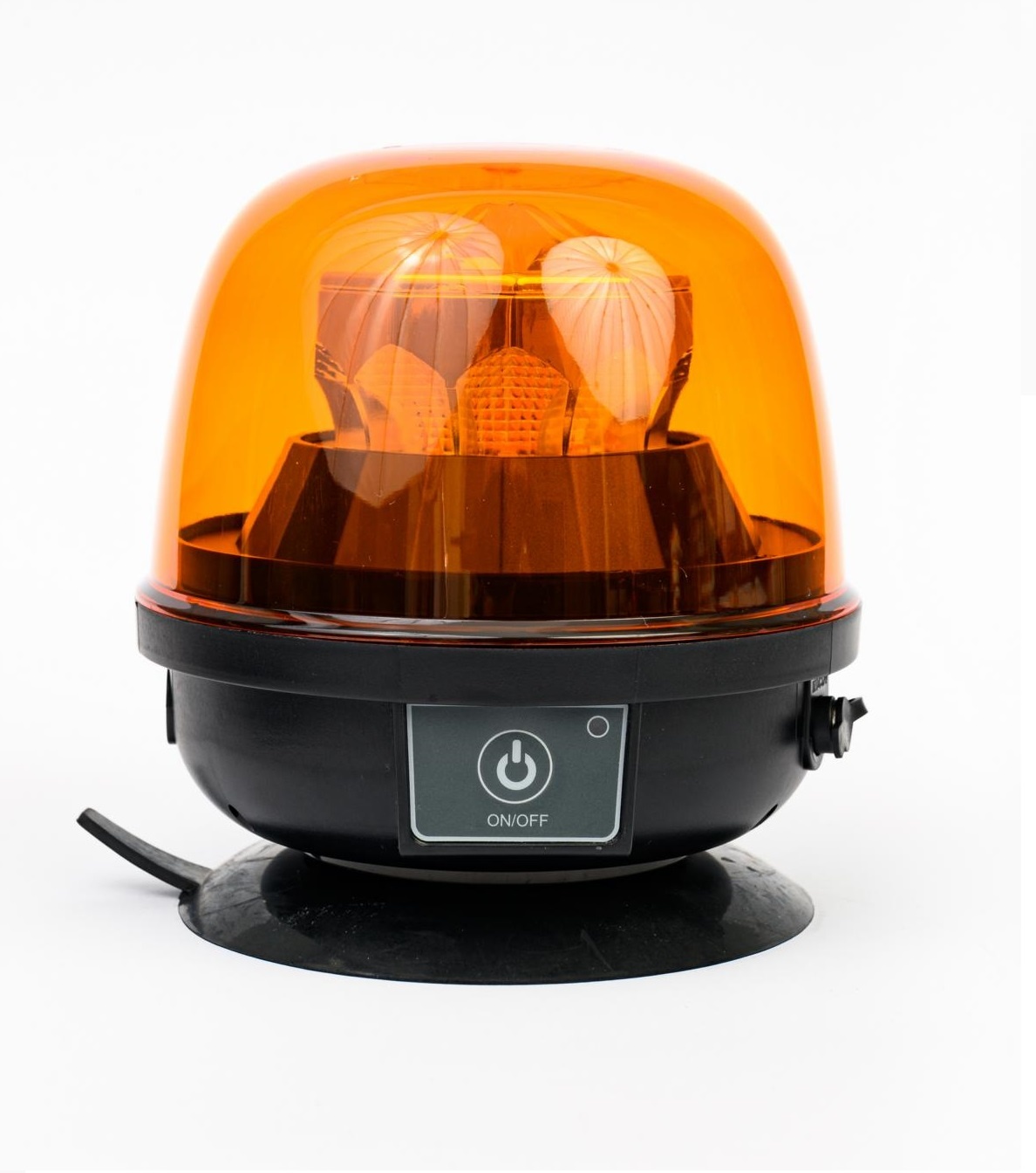 10 Led Warning Light Beacon Flashing Strobe Orange Wireless Magnetic Vacuum 130mm E9 12V 24V