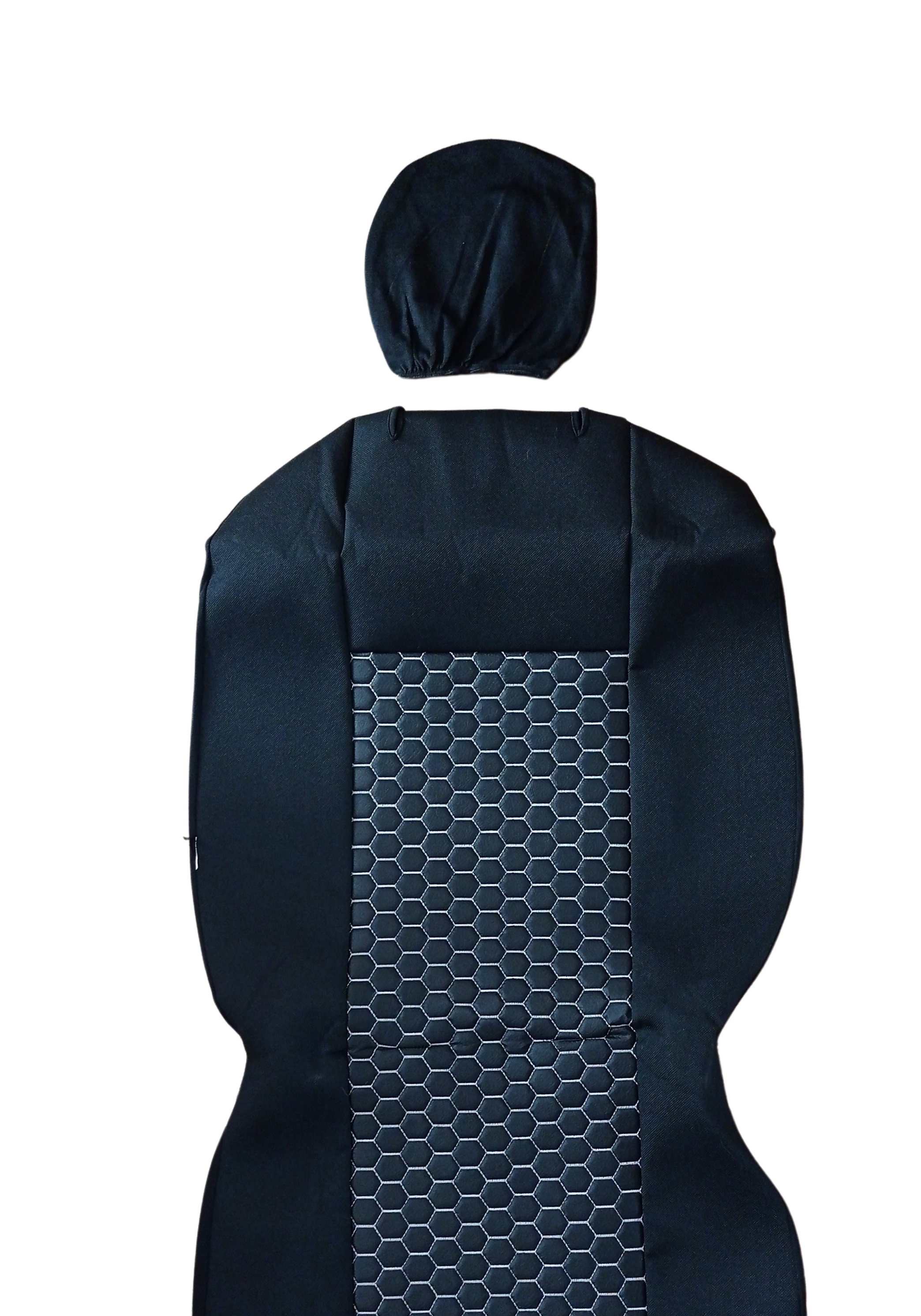 Huse Scaune pentru CITROEN JUMPER MK3 Mikrobuze Negru Alb Piele Textile