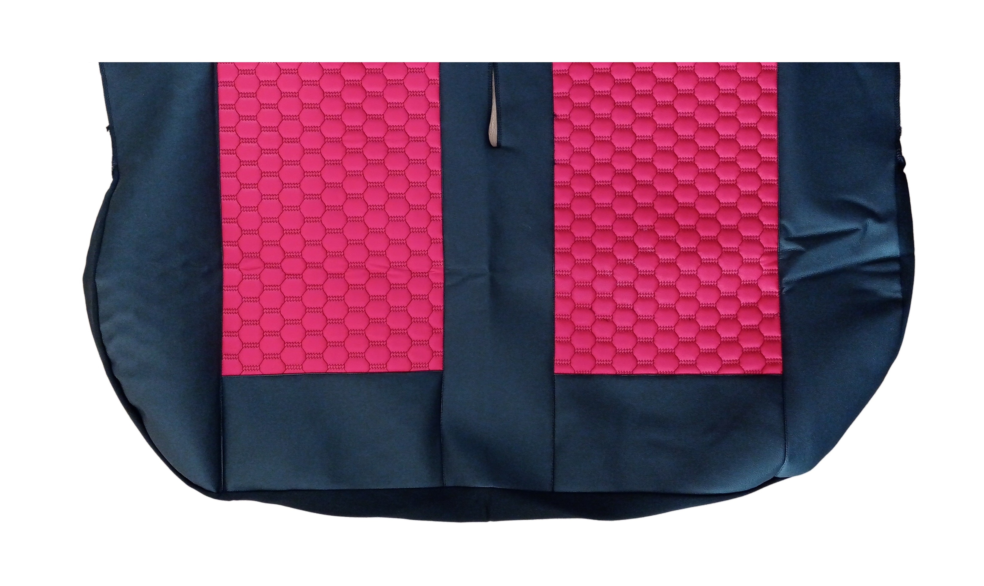 Couvre Housses de Siege pour VW TRANSPORTER T5  Van Bus Noir Rouge Cuir 