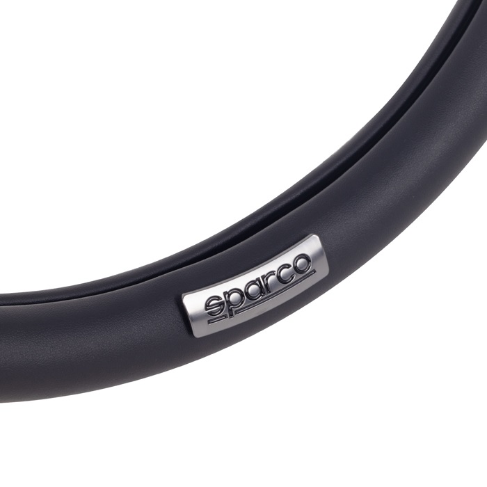 Capacul Volanului Sparco Universal Cauciuc PVC Negru Albastru