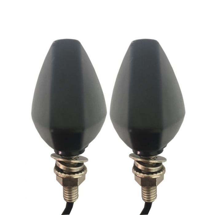 2 x  LED Luz Intermitente DRL por Motocicleta 12V Ambar Blanco