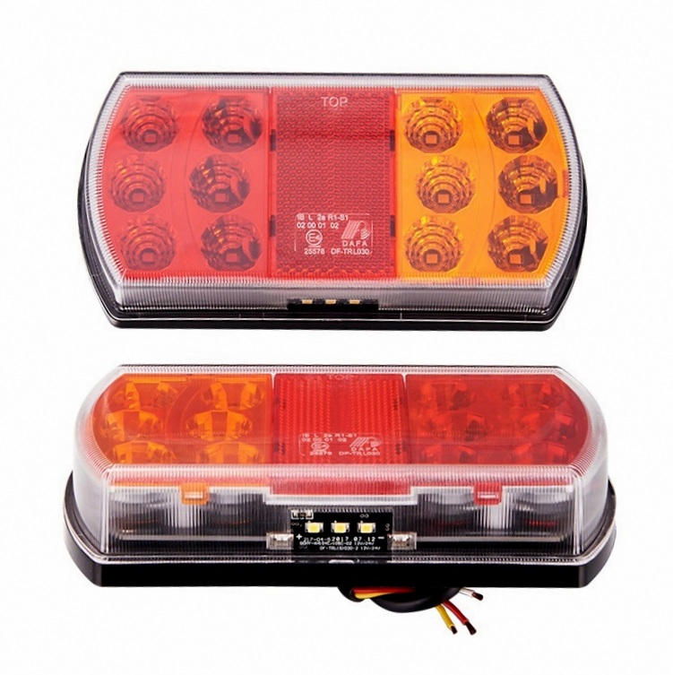 Led Rückleuchten Ruecklicht Heckleuchten Anhänger Lkw E4 12V 24V