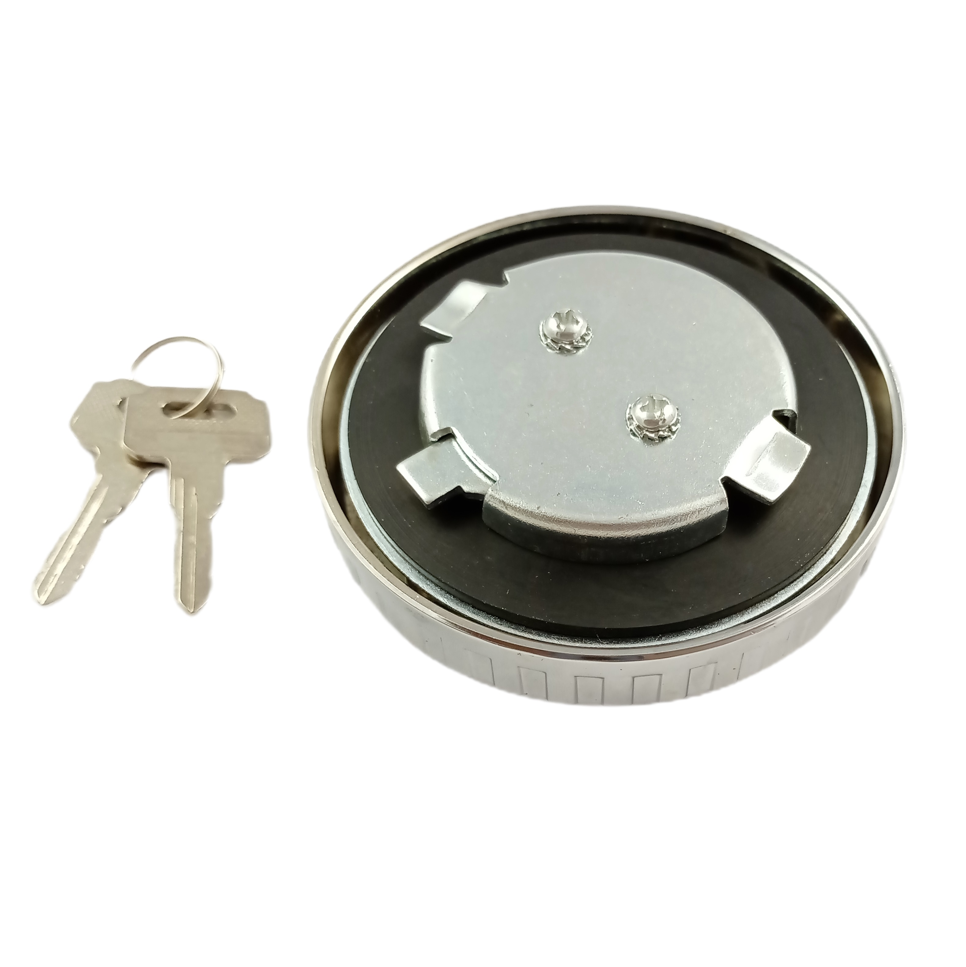 Tank cap Fuel tank cap with 2 keys Chromed Locking Truck 55/90MM