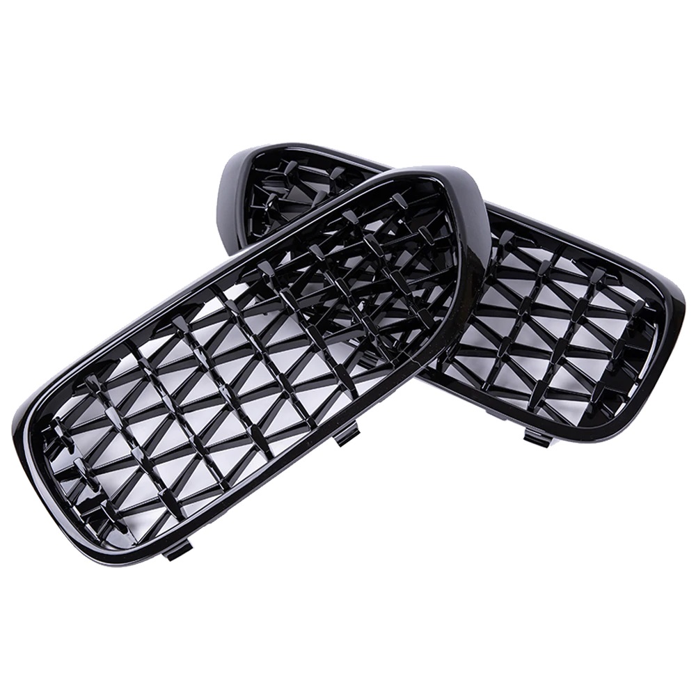 Grilles De Calandre pour BMW G30 G31 G38 2017-2020 diamond Style Noir