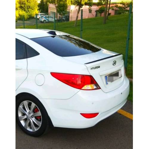 Aileron Arrière pour HYUNDAI 2011-2018 Levre Becquet Brillant Noir Sport Tronc 