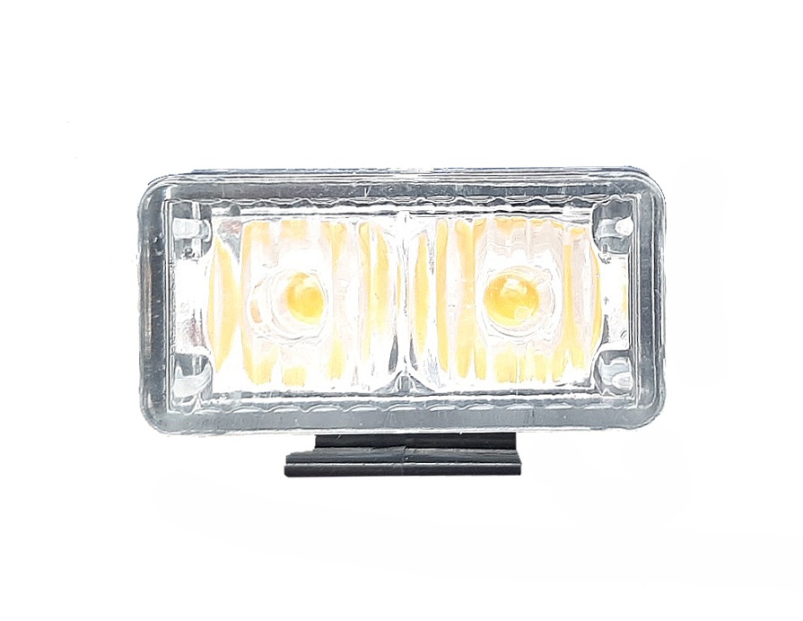 4 x 2 Led 12v Lumină Stroboscopică de Avertizare 24 Moduri Lampa Galben