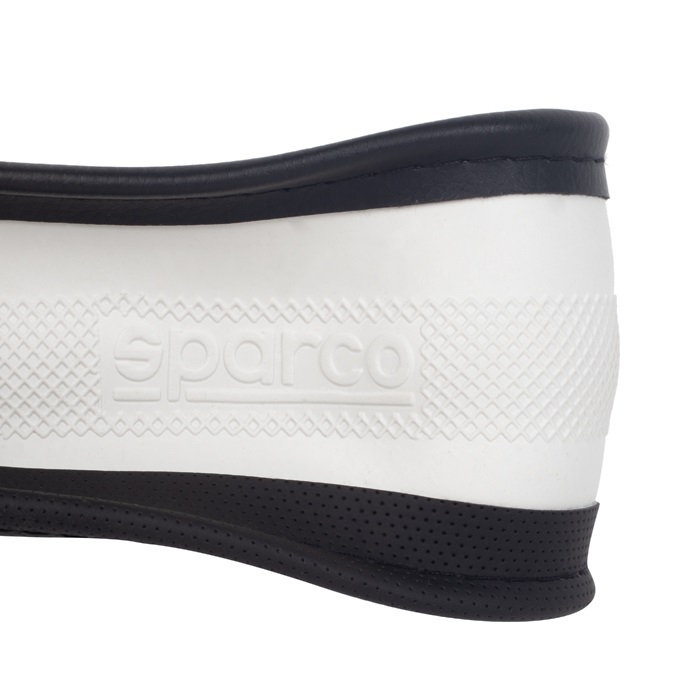 Lenkrad Abdeckung Sparco Universal Schwarz Blau Gummi Öko-Leder 36mm