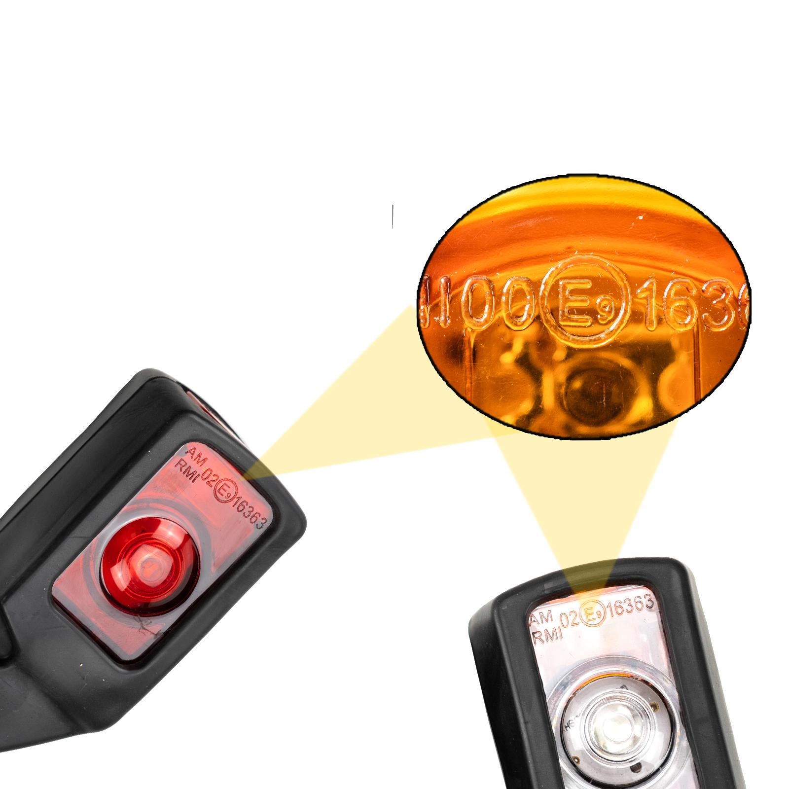 Led 13cm Lang Posisjonslys Lampe Lastebil Tilhenger 12v 24v