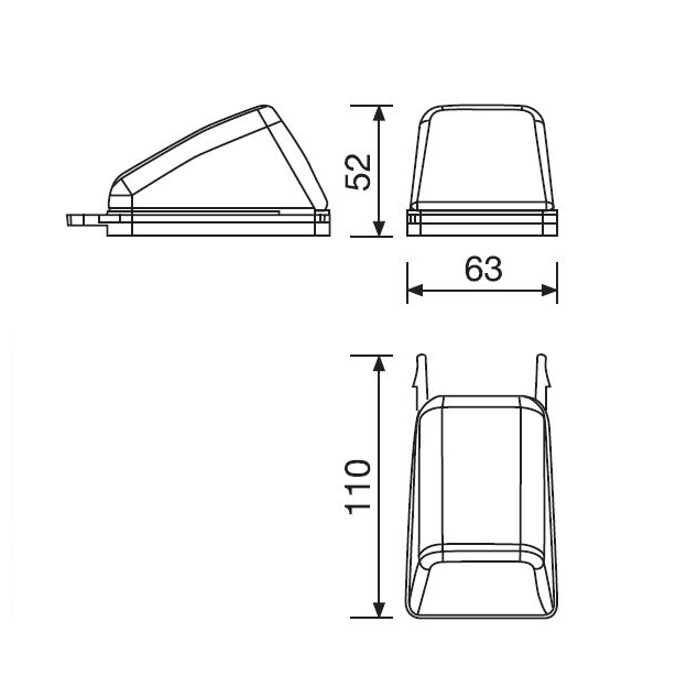 Cabin Bulb Marker Position Light Lamp Truck VOLVO FH FM White 24v