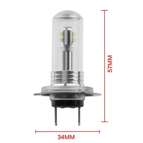 2 x H7 12V-24V 360° 6000K Scheinwerfer Lampen Autolichter Fahrzeug PKW Chip Led 
