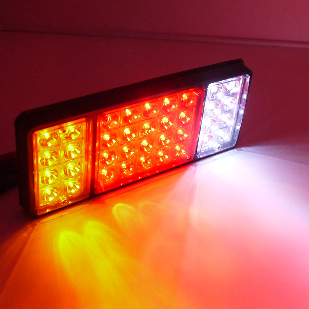  Led Tail Rear Stop lights truck trailer lorry caravan 12v 