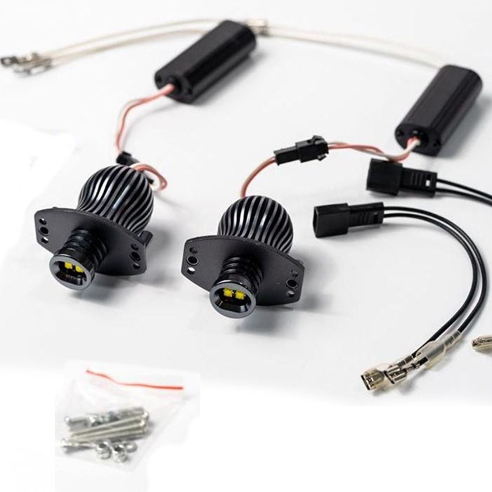 2 x BMW E90 E91 LED Angel Eyes Marker 20W Weiß Scheinwerfer