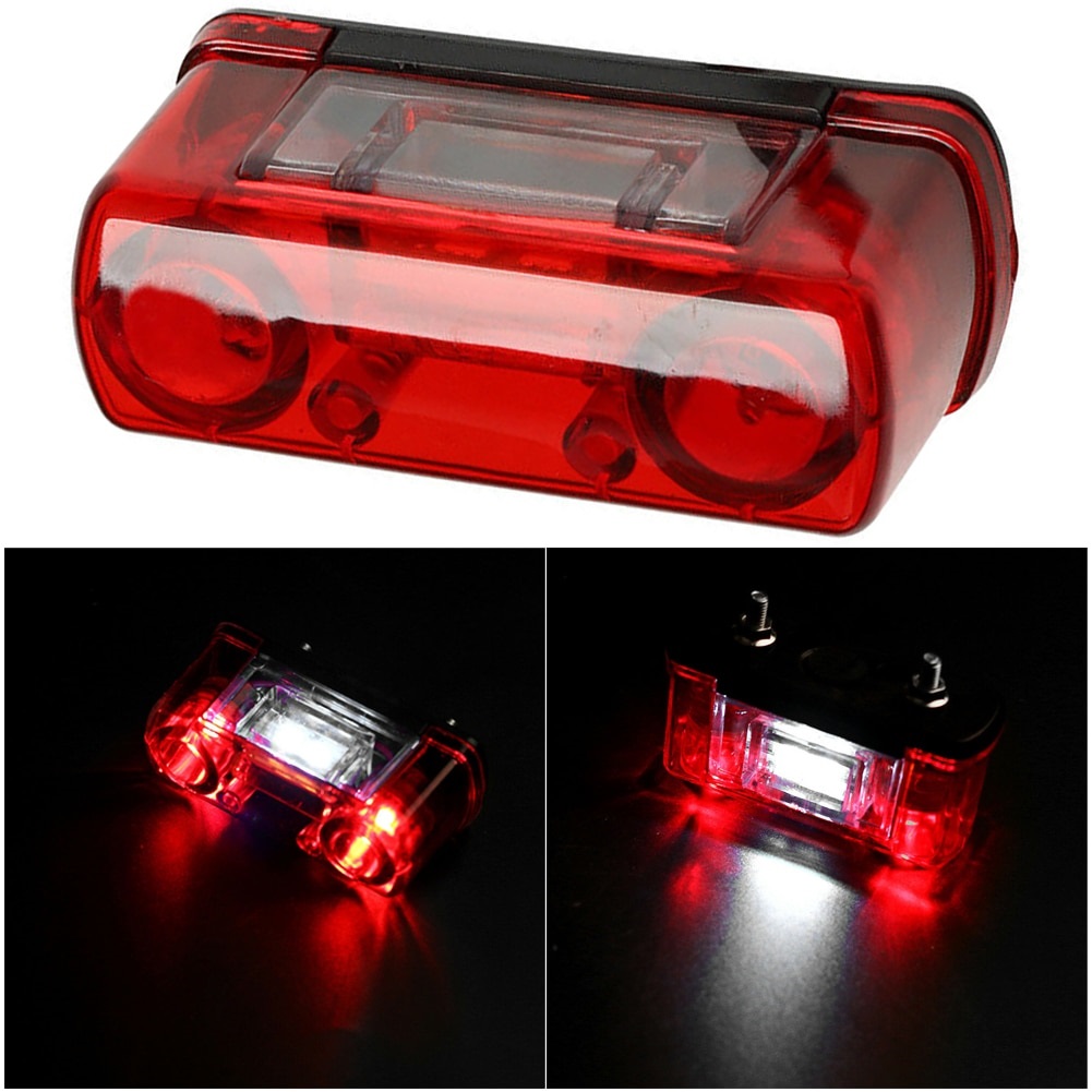 4 LED Luces De Matricula para Camiones Remolques Rojo 24V 
