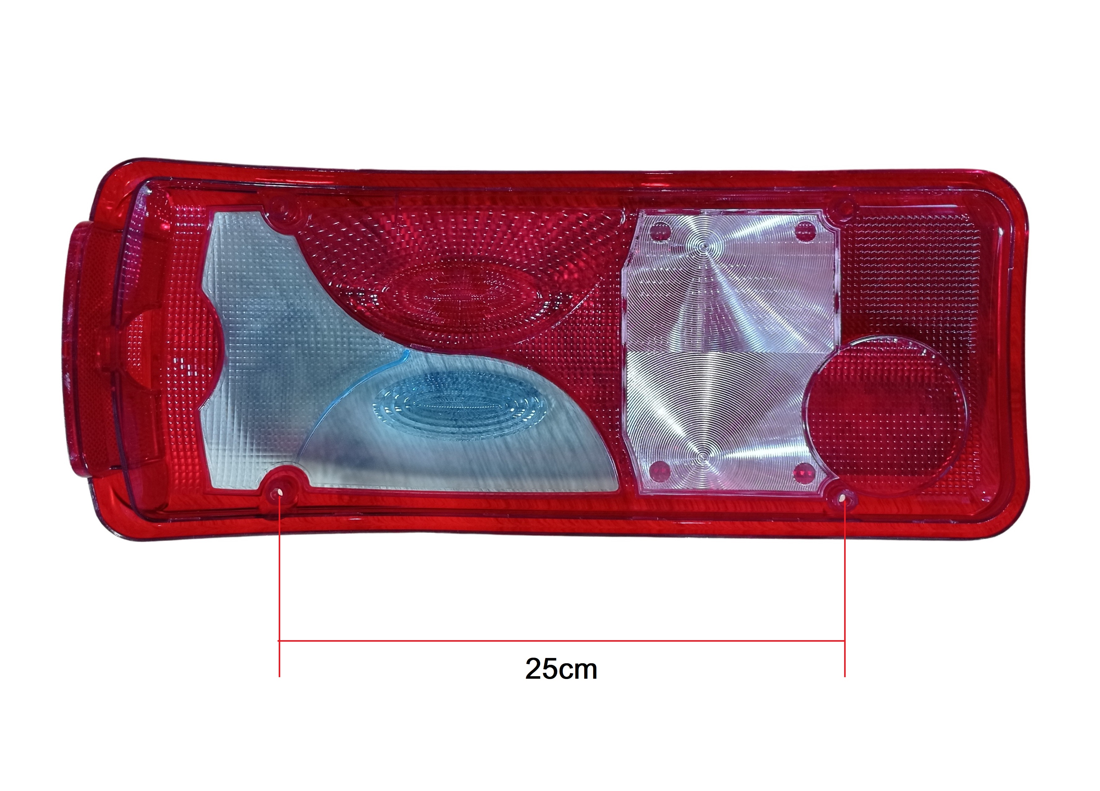 2 x Lentes Cristal Luces Traseras para MAN TGA TGL TGS,VW Crafter,Mercedes Sprinter,Scania,Volvo