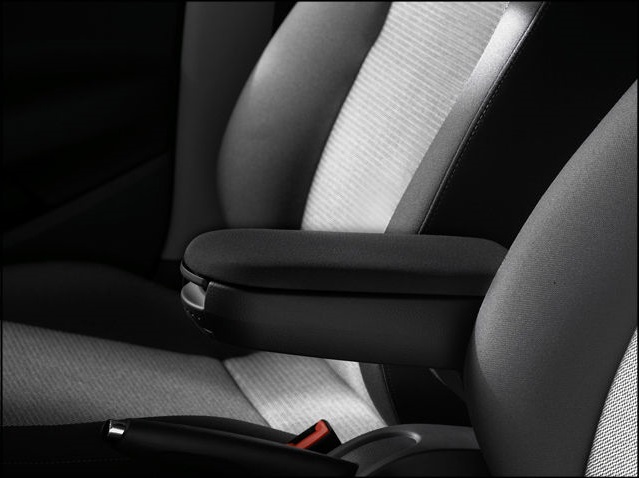 Seat Ibiza,Seat Cordoba 2002-2008 Armlene Konsoll Midtkonsoll til Bil Svart Tekstil