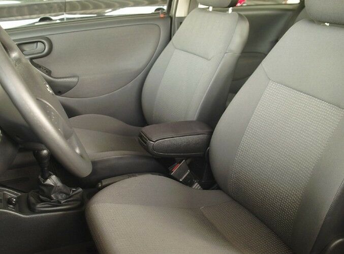 Opel Corsa C,Opel Combo,Opel Tigra Mittkonsol Armstöd Bilarmstöd för Bil Svart Textil