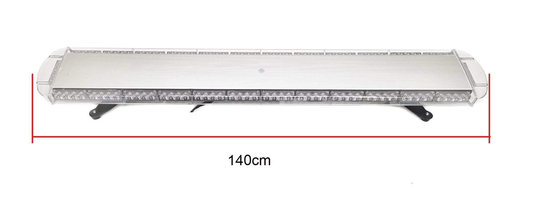 96 LED Lumină de Stroboscopica 140cm Lampa Girofar Avertizare Galben 12V 24V