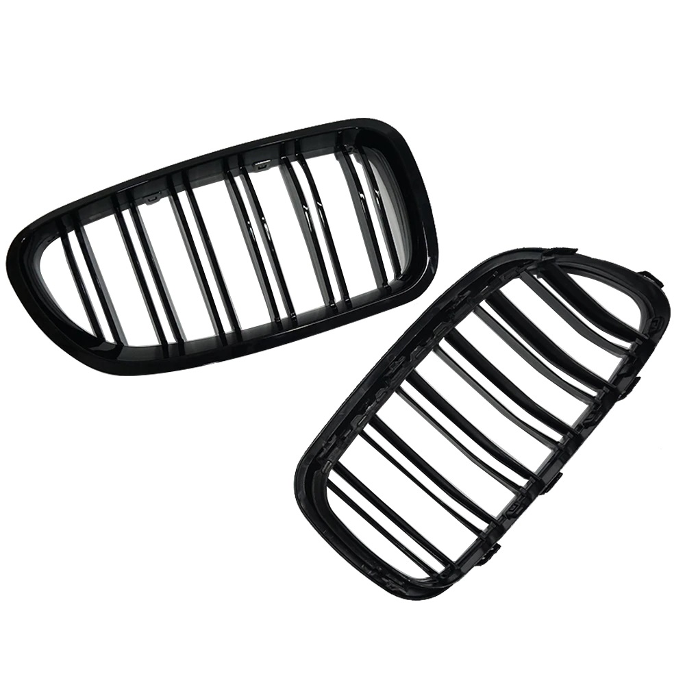 Grilles De Calandre pour BMW F10 F11 F18 M5 Sport Style Noir
