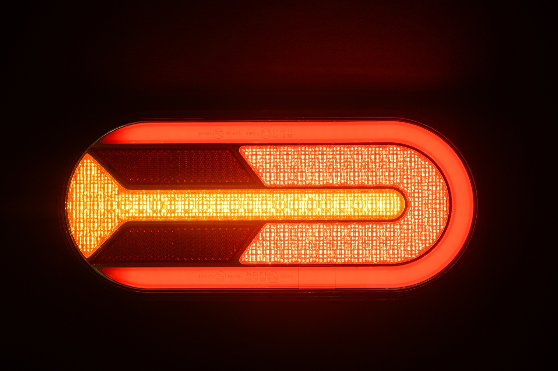  Lkw LED Anhänger Dynamic Rückleuchten 4 Funktionen Leuchten 12v 24V E9