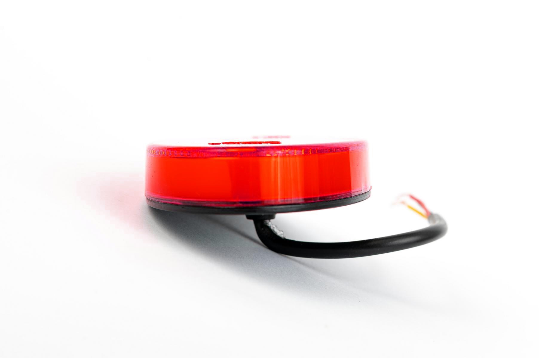 Led 12v 24v Feux Gabarit pour Remorque Camion Rouge Reflecteur 