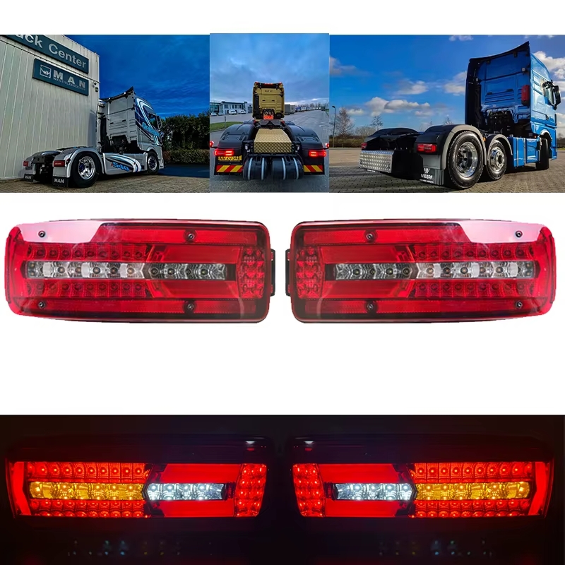 2 x LED Luz Luces Piloto Trasera del Camión para MAN TGX  TGA TGL TGM TGR 24V