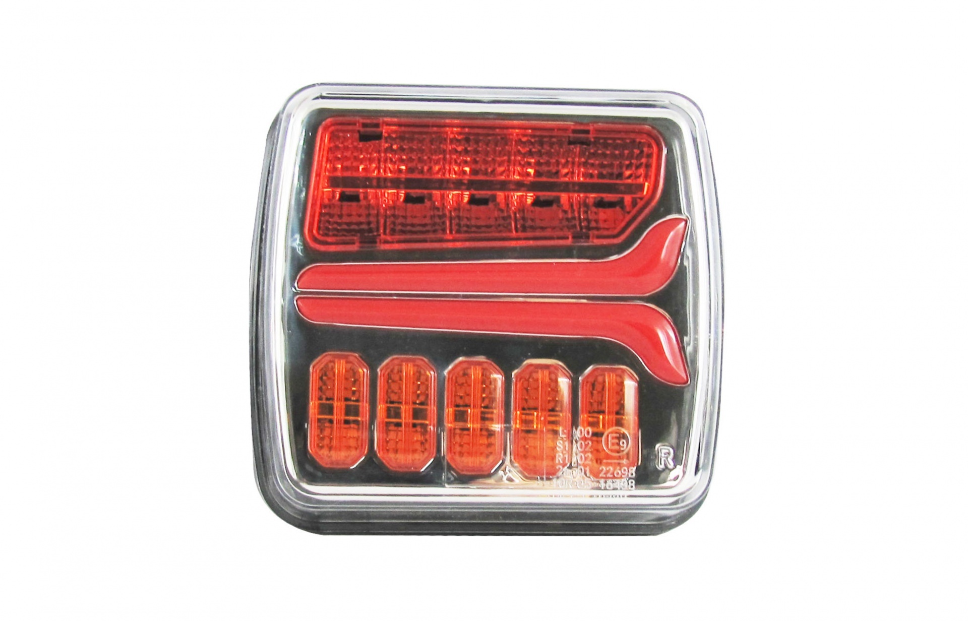 2 x Wireless LED Iman Luces de freno remolque Luz piloto camiones 12v 24v